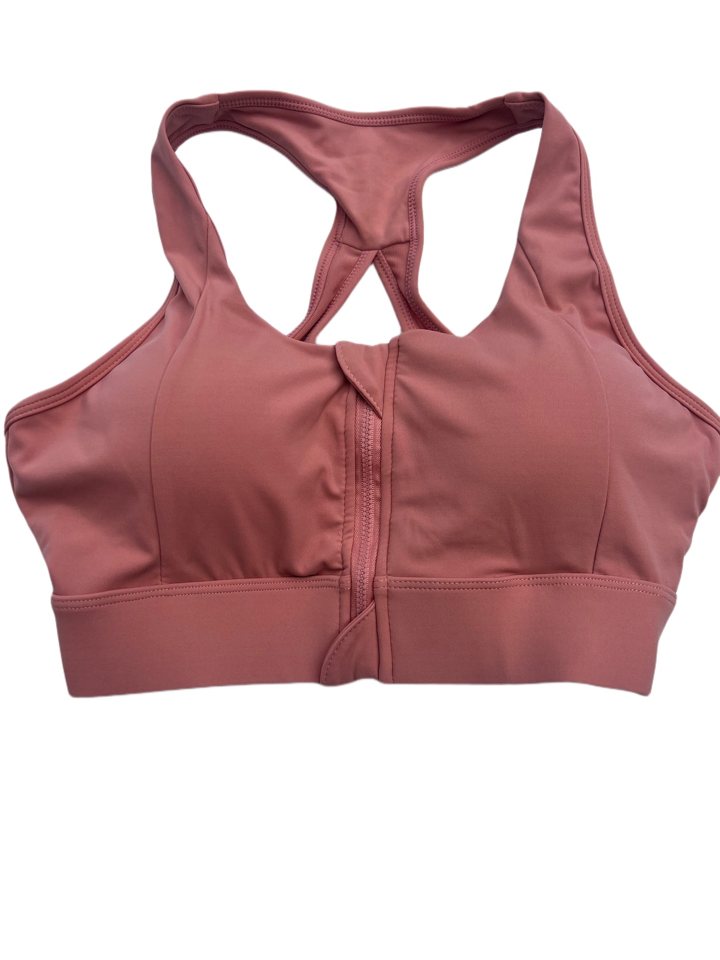 “Ulsan” Medium Support Racerback Zipper Sport Bra