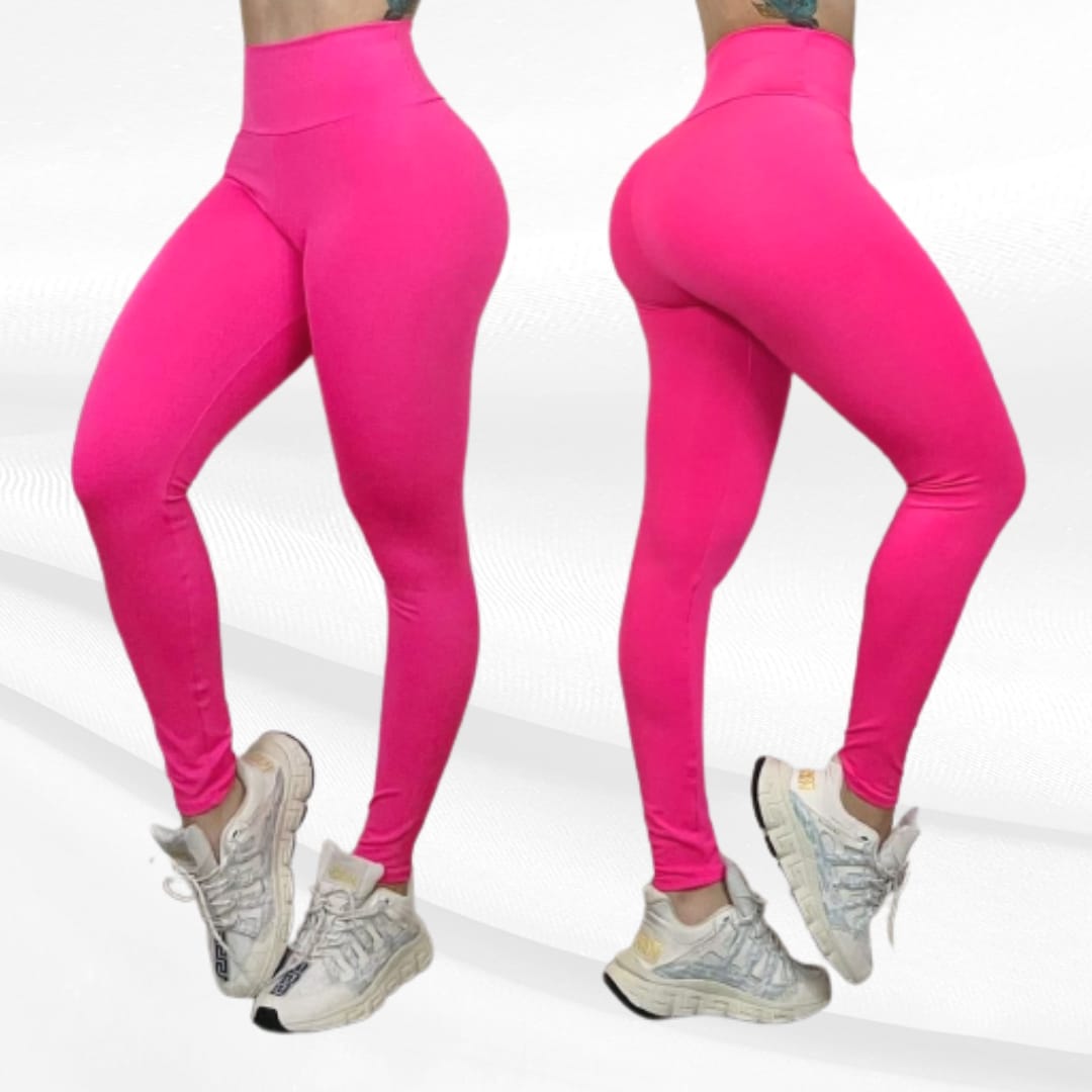 LOS Fuchsia Solid color Hight waist legging