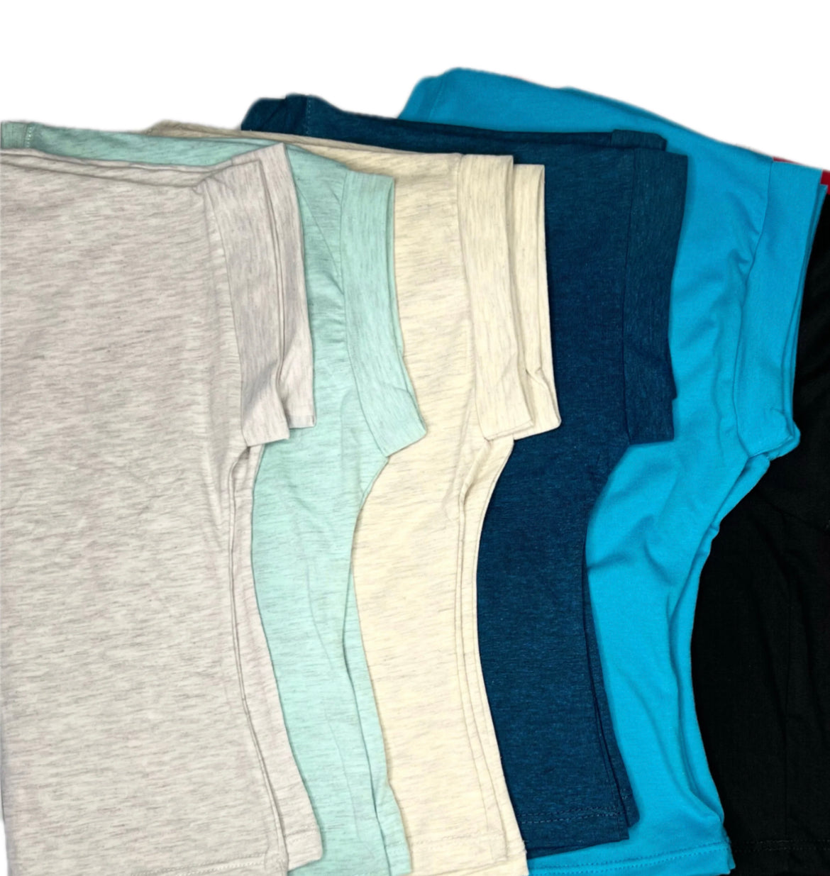 “Fresh” Active Raw-Cut Crop Top (Solid colors)