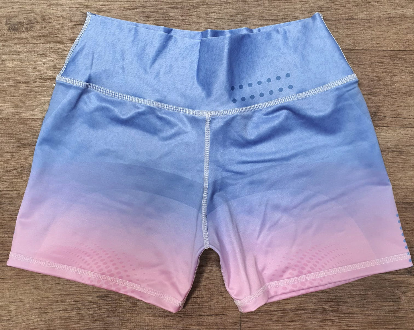 CORP- Mini short rosa cielo PLUS (cintura alta)