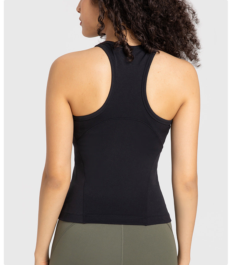 “Emma” Stretch Ribbed Crop Tank Top