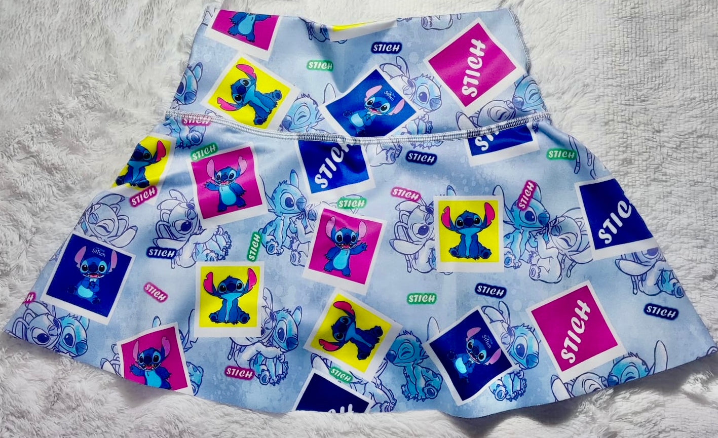 Falda de cintura alta con estampados SCOS- CARTNS
