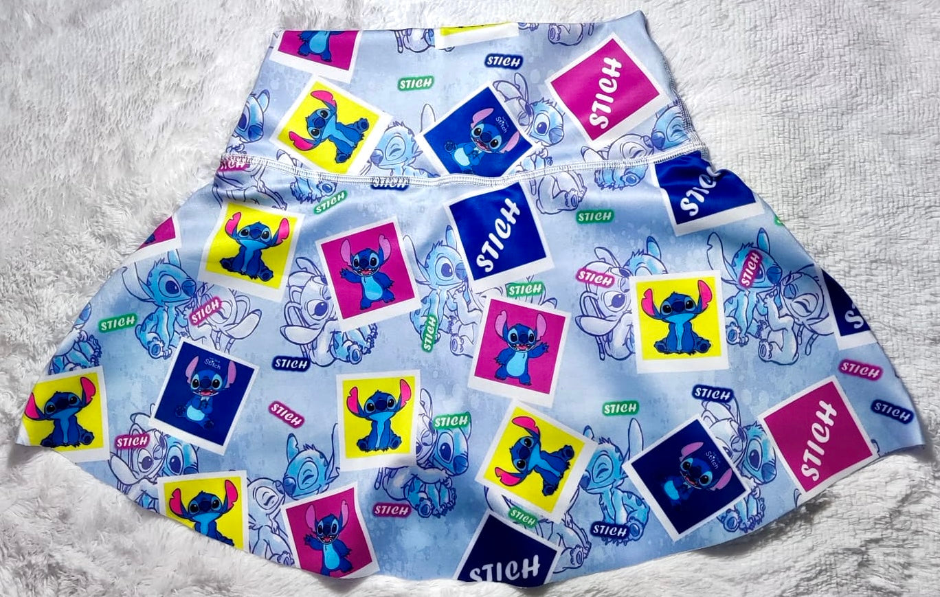 Falda de cintura alta con estampados SCOS- CARTNS