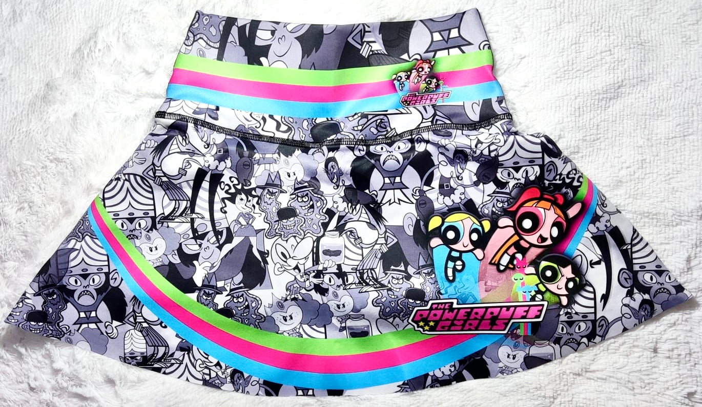 Falda de cintura alta con estampados SCOS- CARTNS
