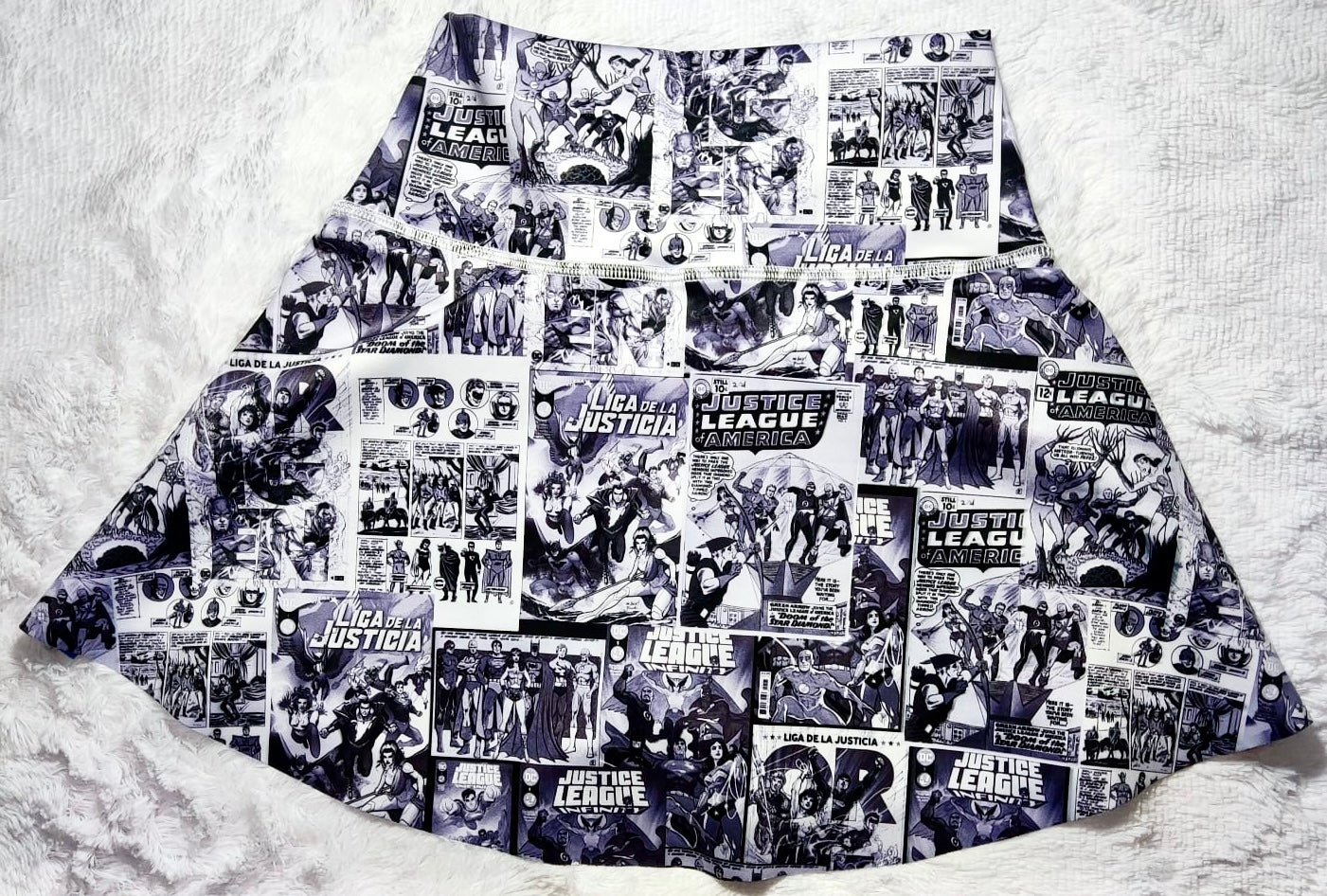 Falda de cintura alta con estampados SCOS- CARTNS