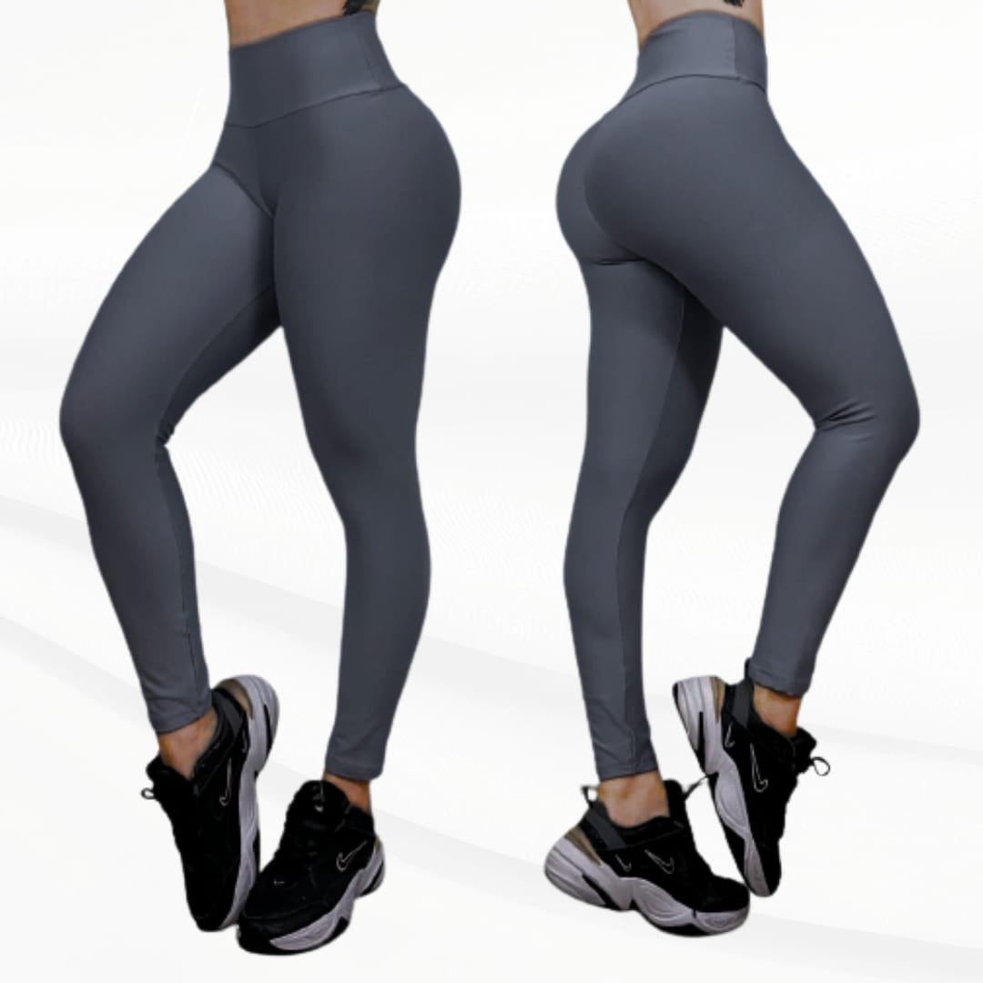 LOS Charcoal Gray Solid color Hight waist legging