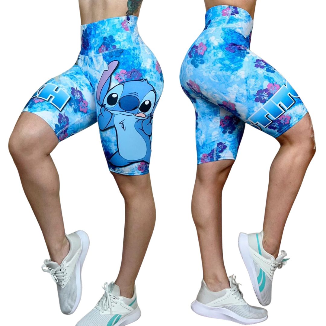 SCSP- Blue STCH2 Short BKR (High Waist)
