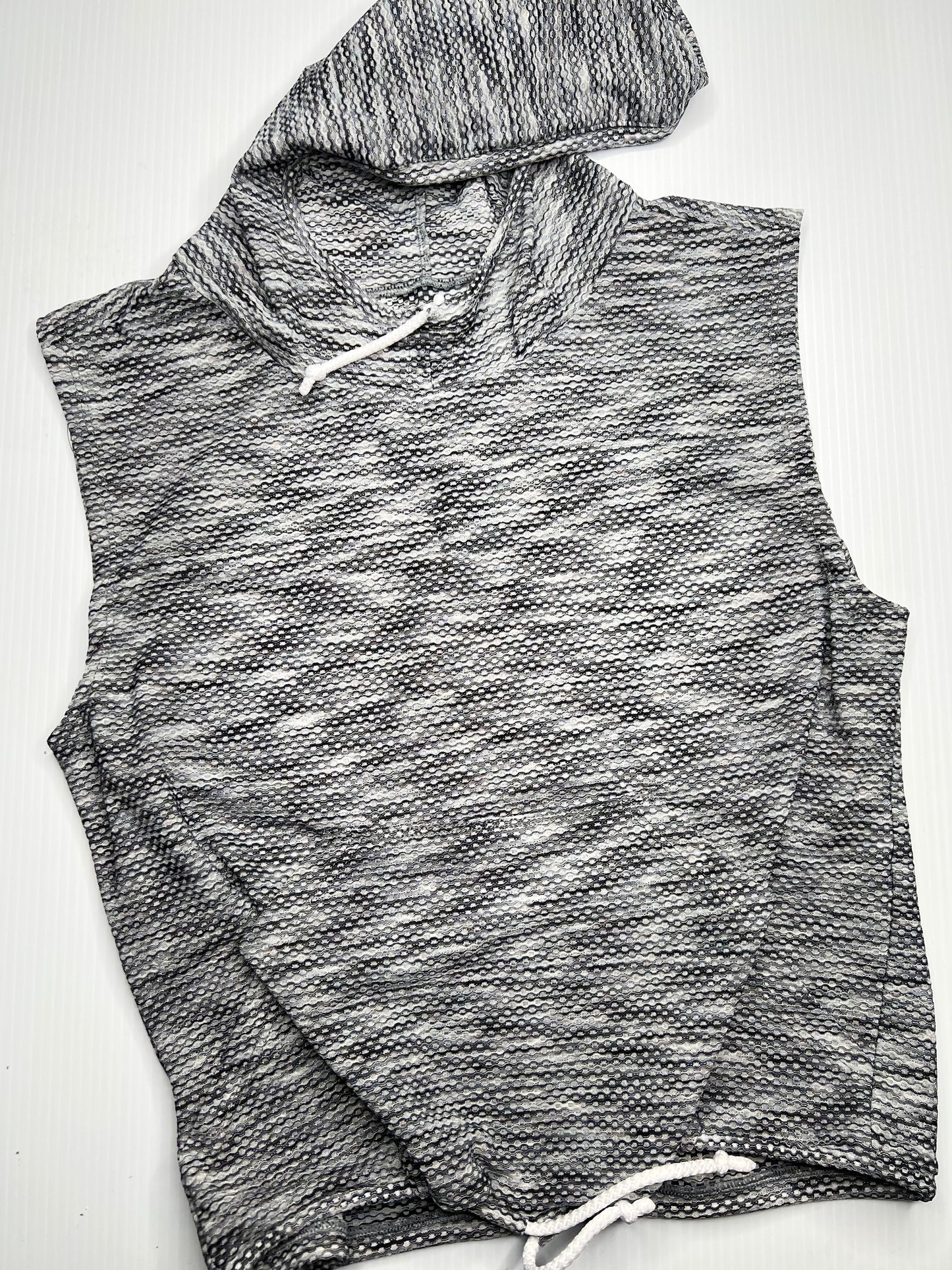 Camiseta sin mangas con capucha para hacer ejercicio