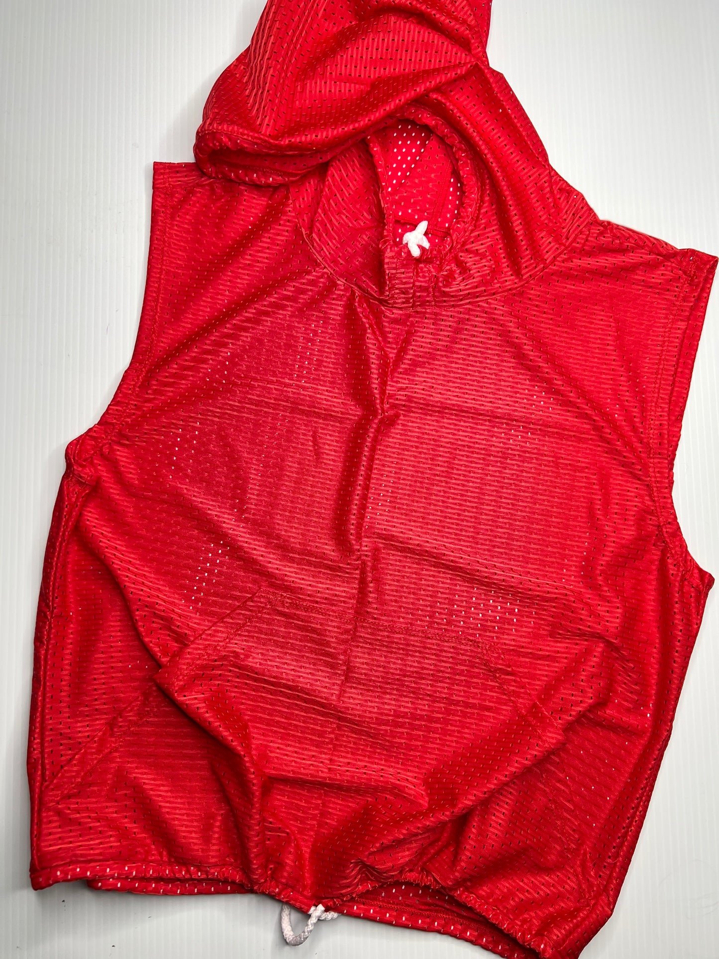 Camiseta sin mangas con capucha para hacer ejercicio