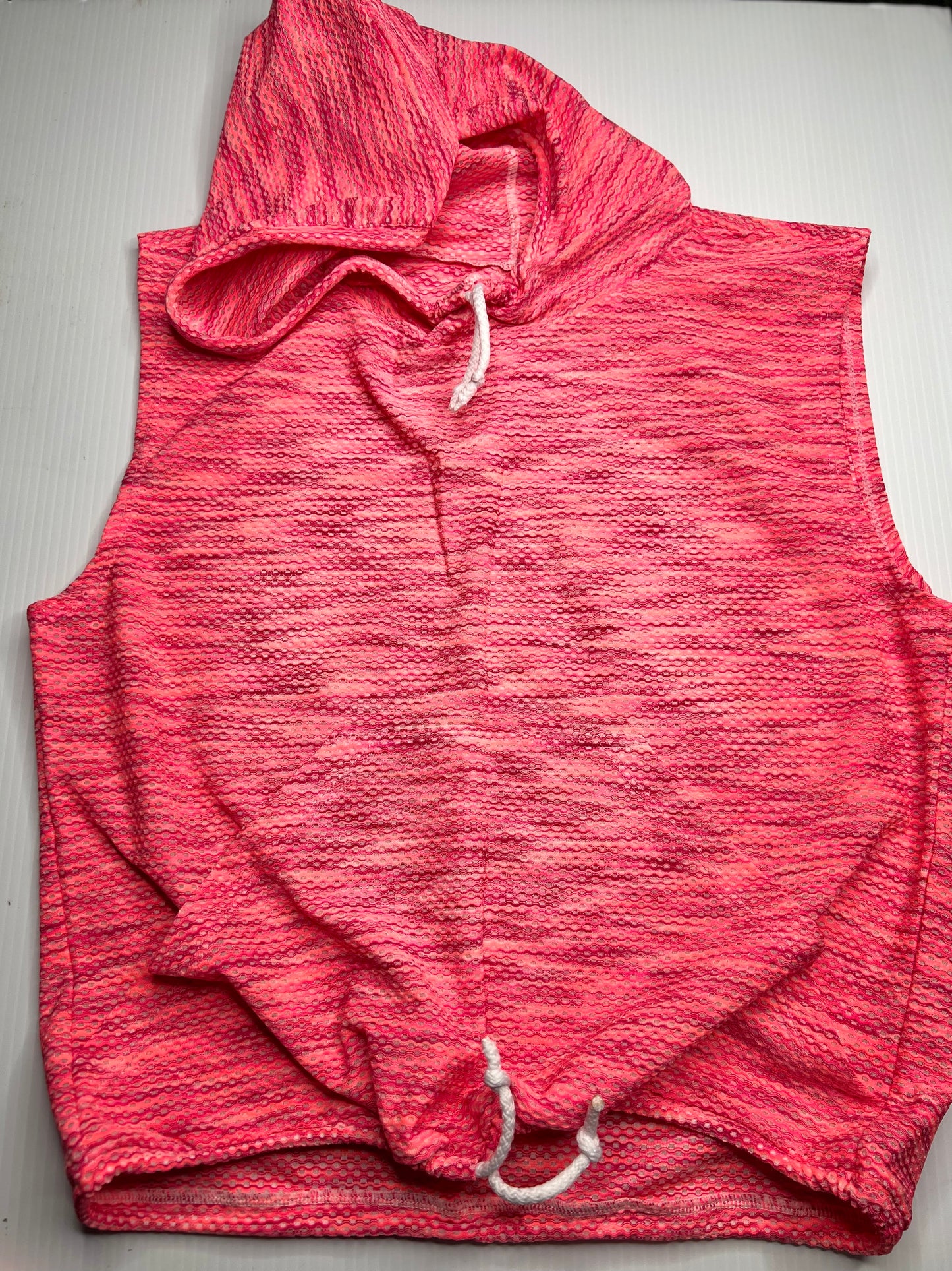 Camiseta sin mangas con capucha para hacer ejercicio