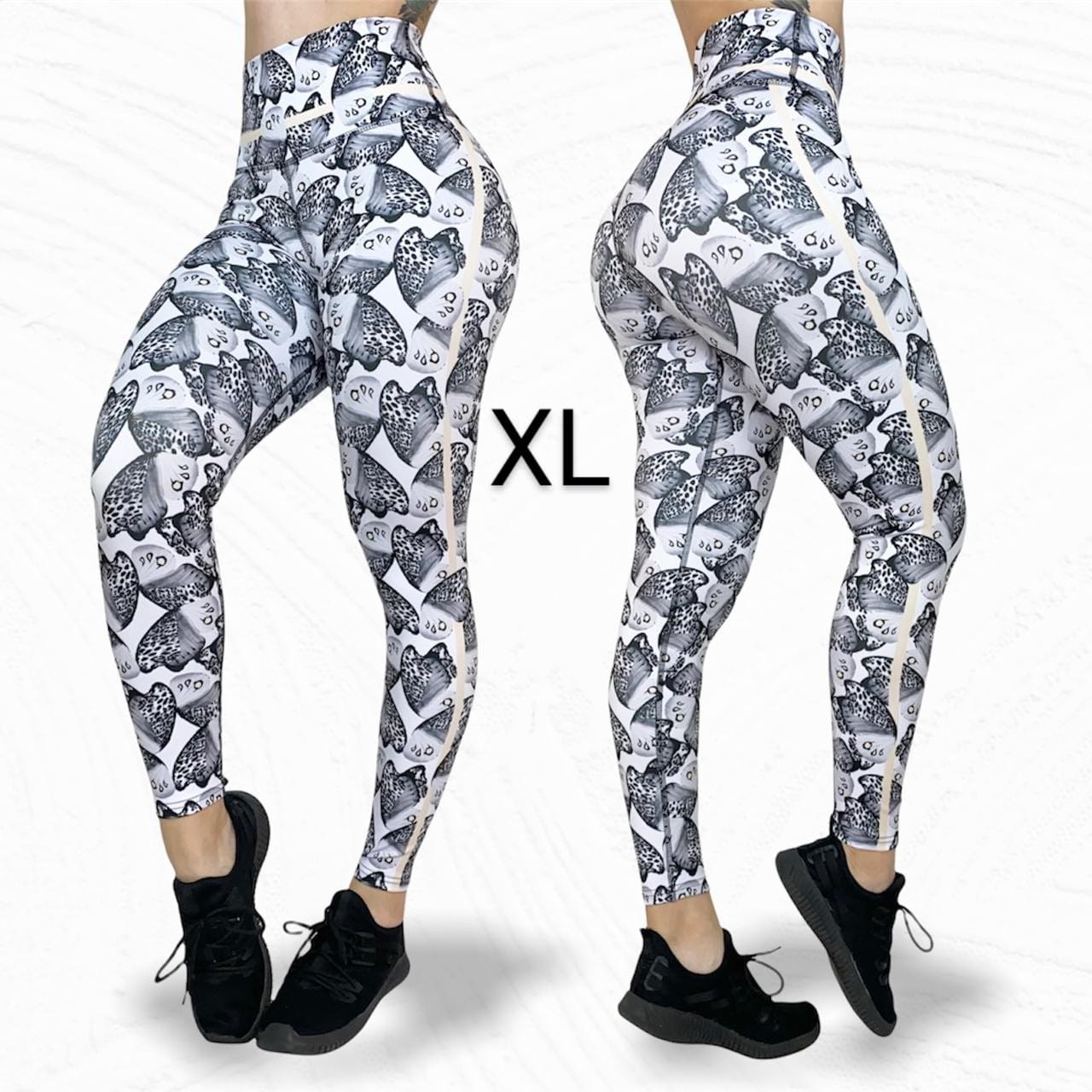 Mallas de cintura alta LOS/LXL “Black Hearts performance”