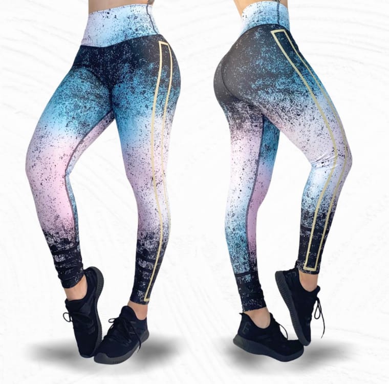 Mallas de cintura alta de rendimiento LOS Spice Splash