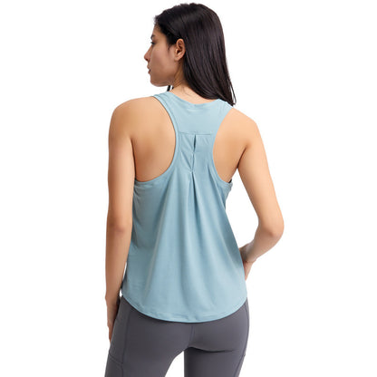 Camisetas sin mangas con espalda deportiva suave (colores sólidos)