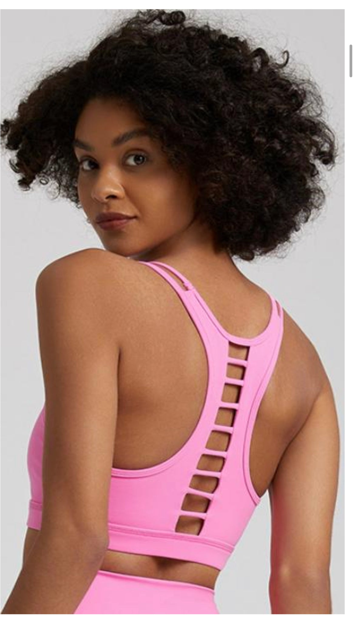 “Olivia” Hollow Out Racer back Sport Bra (Solid colors)