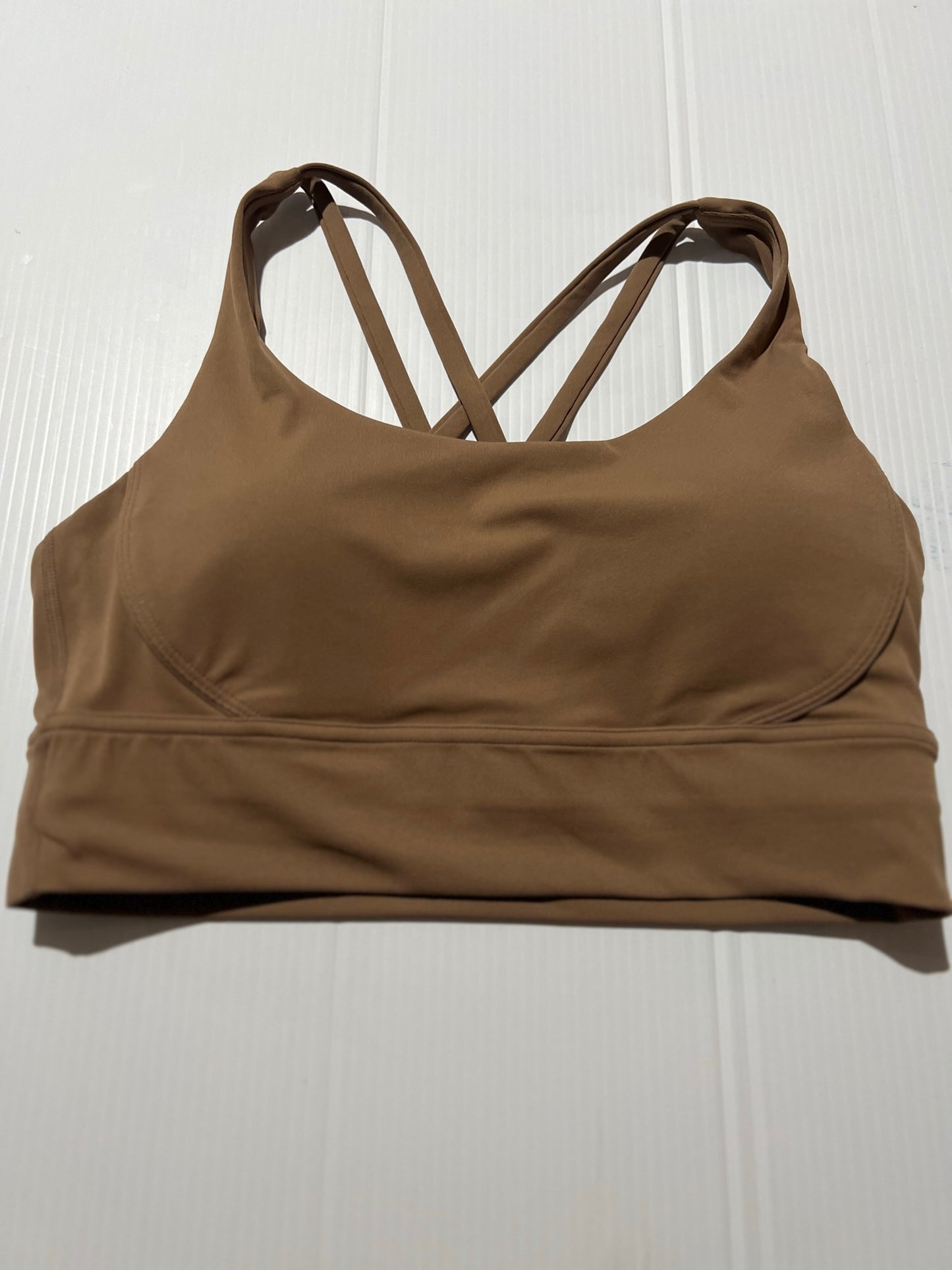 “Chelsea" Cross-Back Straps Sport Bra (solid colors)