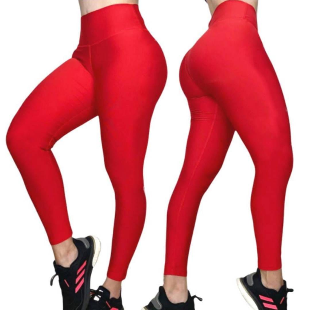 Leggings de cintura alta de color sólido negro LOS