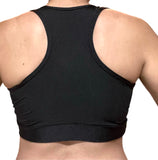 “Belice” front knot-cut Sport bra Top (Solid colors)