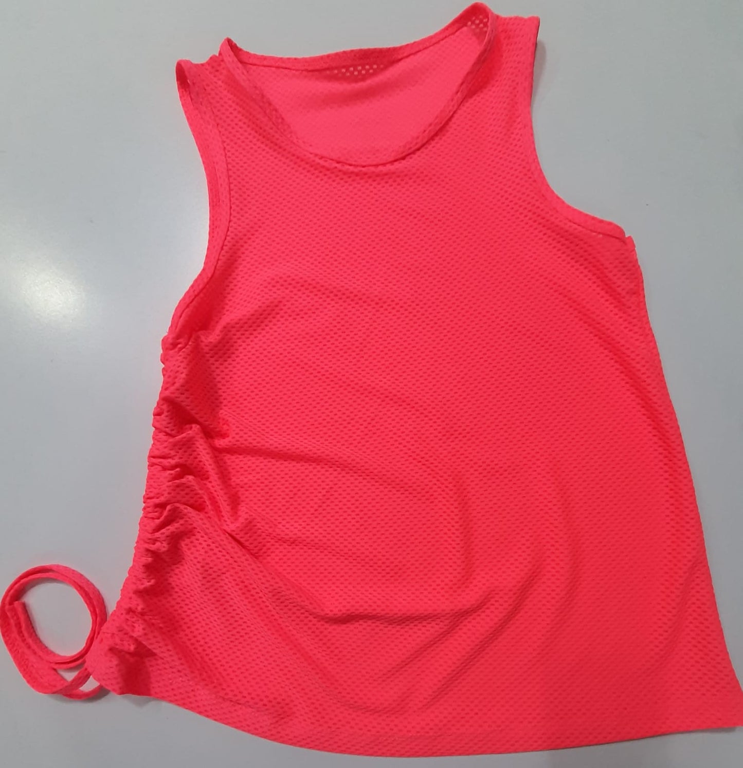 “Colorado” Runche lateral Racerback Tank Top (solid colors)