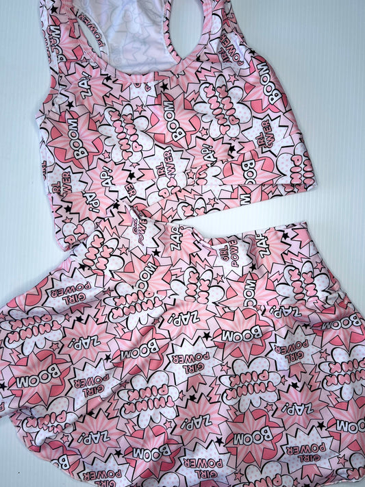 Falda de cintura alta con estampados SCOS- CARTNS