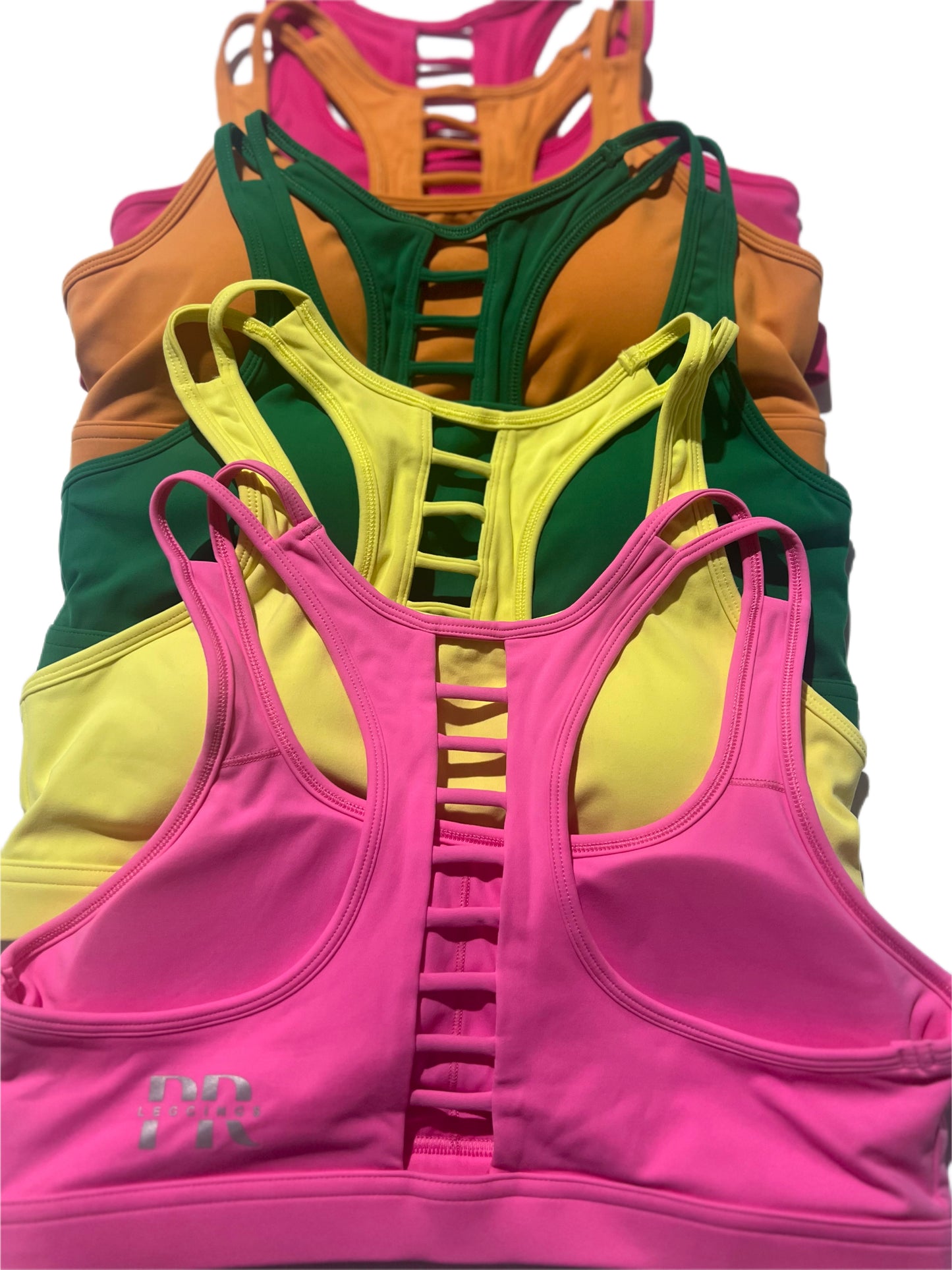 “Olivia” Hollow Out Racer back Sport Bra (Solid colors)