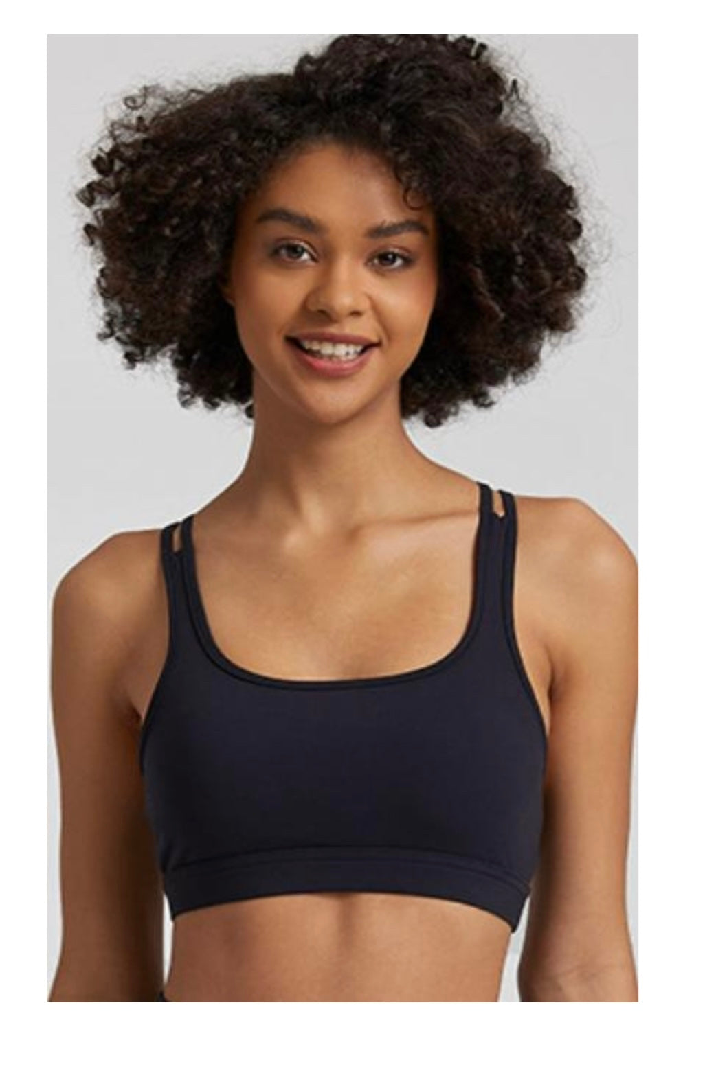 “Olivia” Hollow Out Racer back Sport Bra (Solid colors)