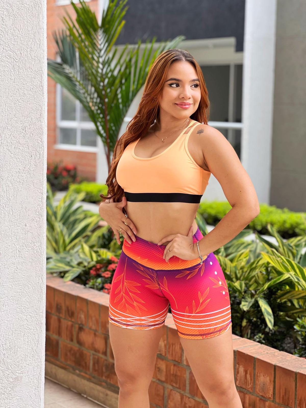 “Chloe” Strappy Sports Bra (Solid colors)