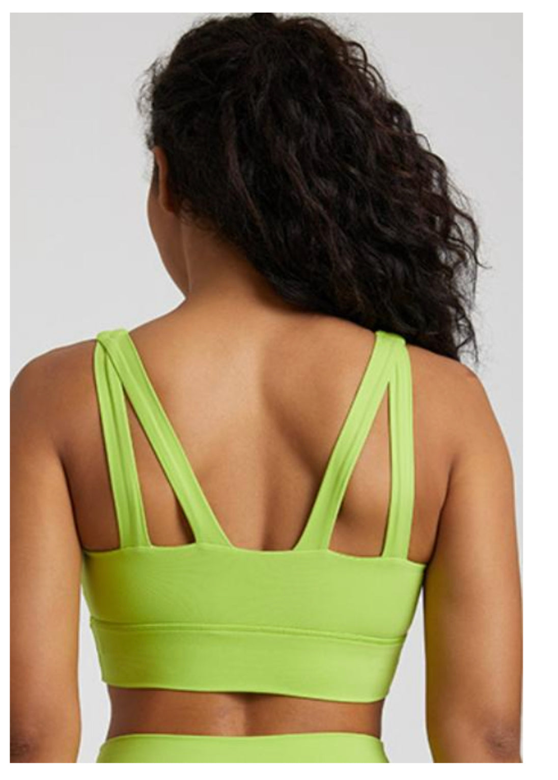 “Ellis” High neck Shockproof Sport Bra (Solid colors)