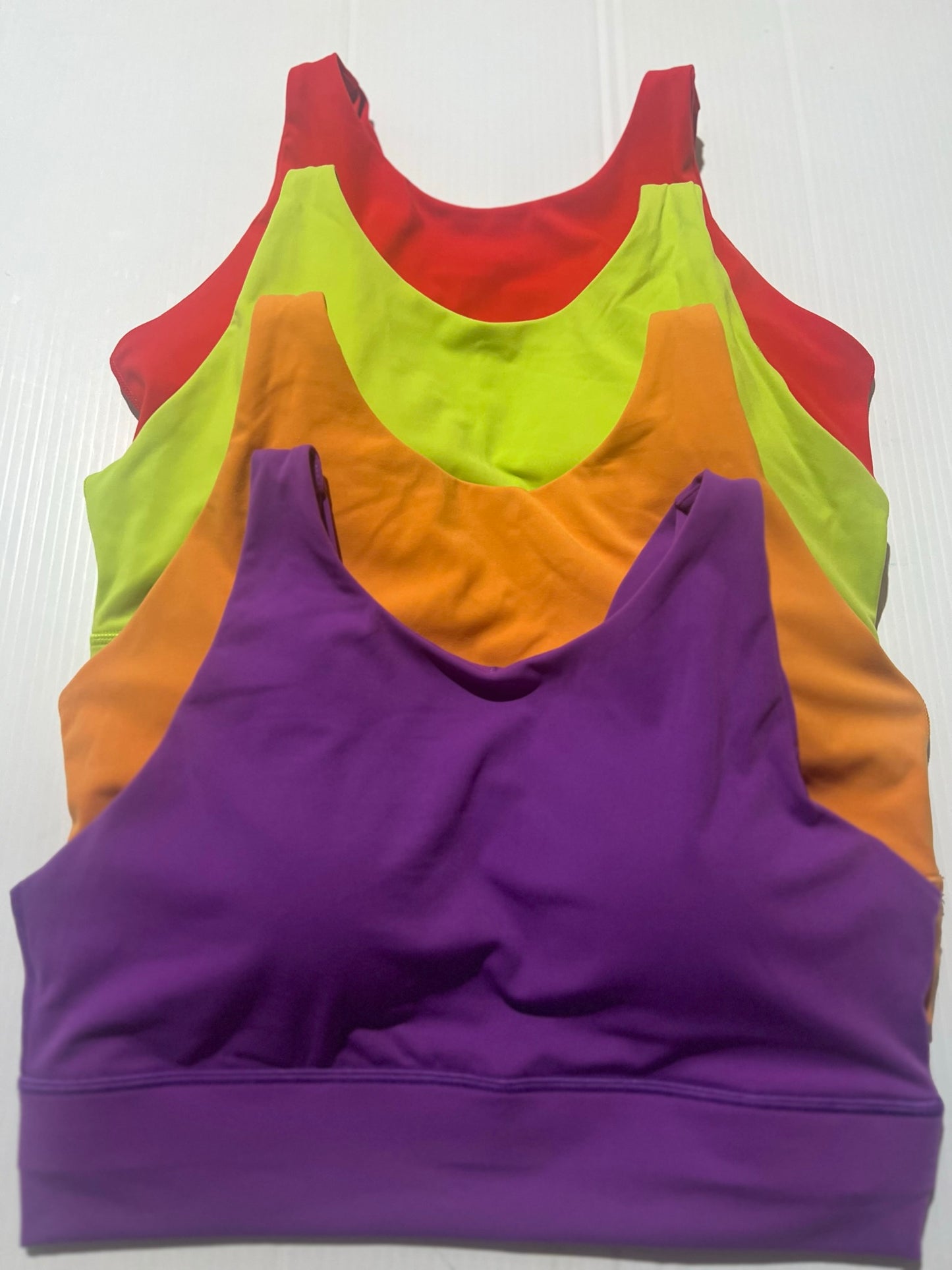 “Ellis” High neck Shockproof Sport Bra (Solid colors)