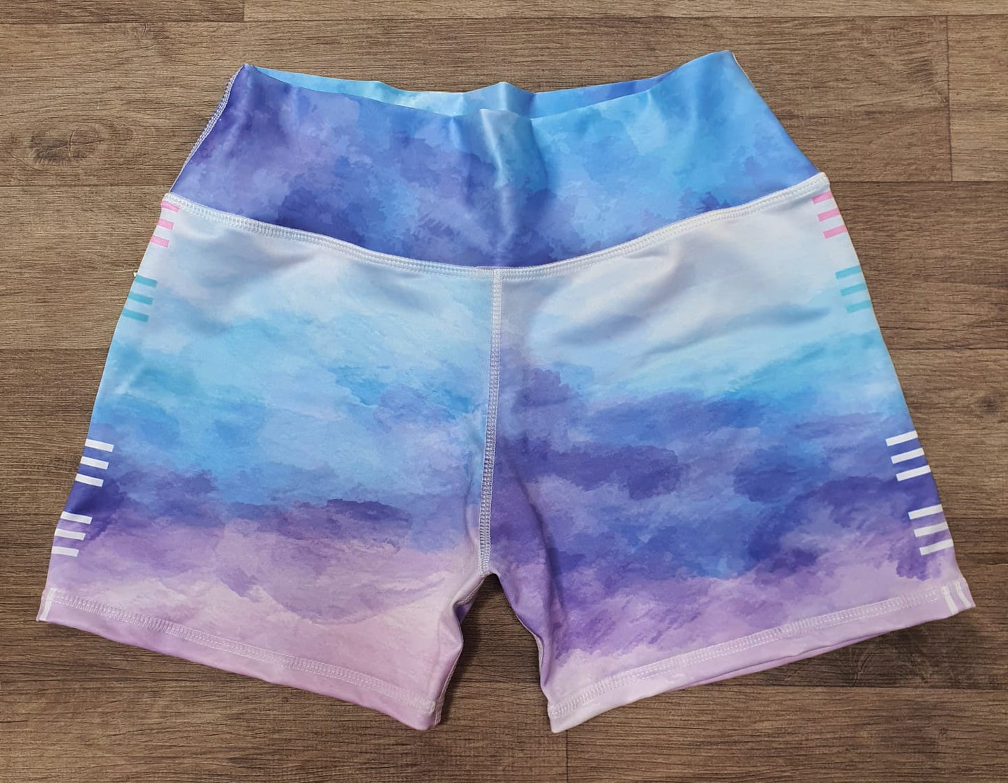 CORP- Sky purple Mini Short PLUS (High Waist)