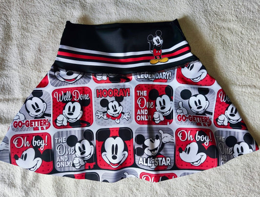 Cartoon Skort DSN2 High Waist