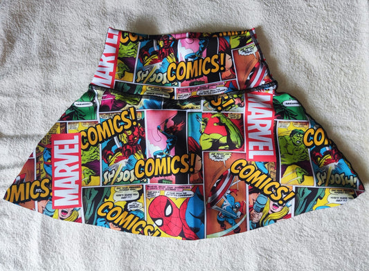 Cartoon Skort MRVL High Waist