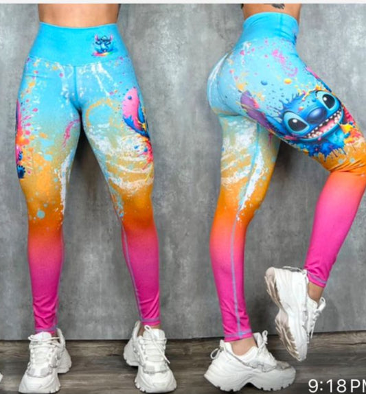 LCSP- Blue ST4 Hight waist legging