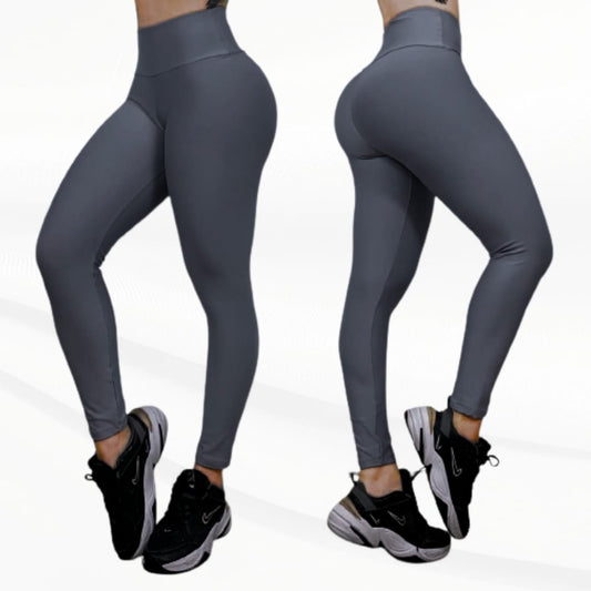 LOS Charcoal Gray Solid color Hight waist legging