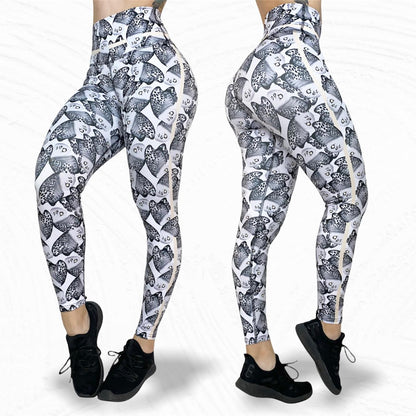 Mallas de cintura alta LOS/LXL “Black Hearts performance”
