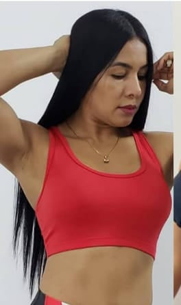 "Victoria" Racerback Sport Bra (Solid colors)