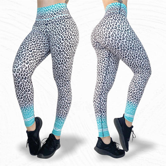 LOS/LXL “Animal print black sky performance ” High Waist Legging