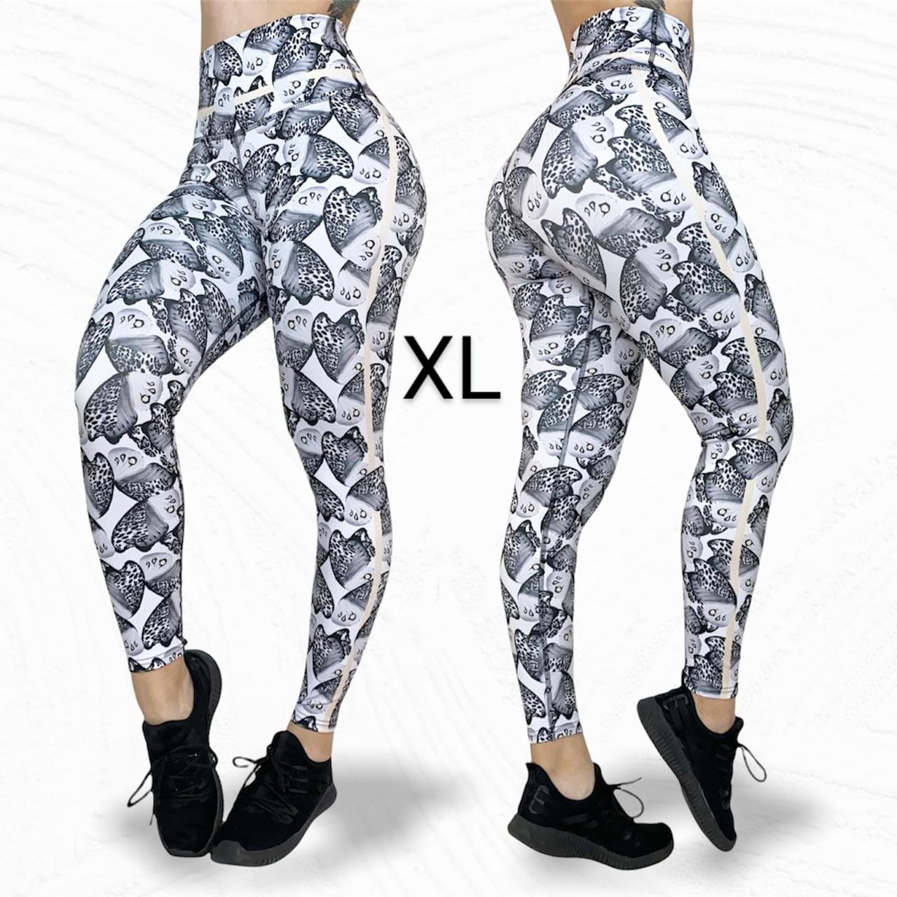 LOS/LXL “Black Hearts performance ” High Waist Legging