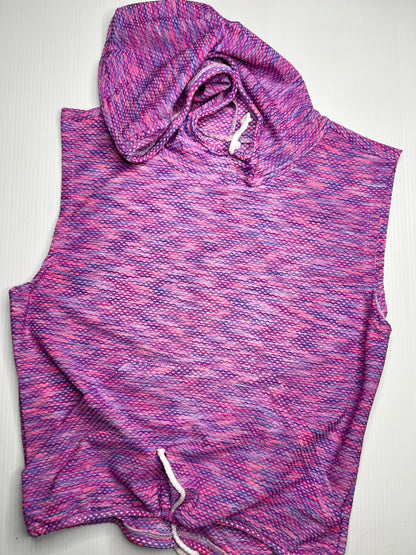 Camiseta sin mangas con capucha para hacer ejercicio