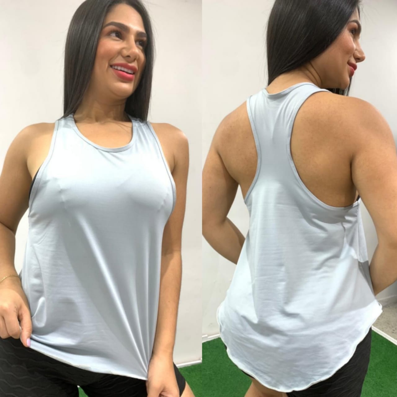 “Lunna” Racerback Tank Top (Solid colors)