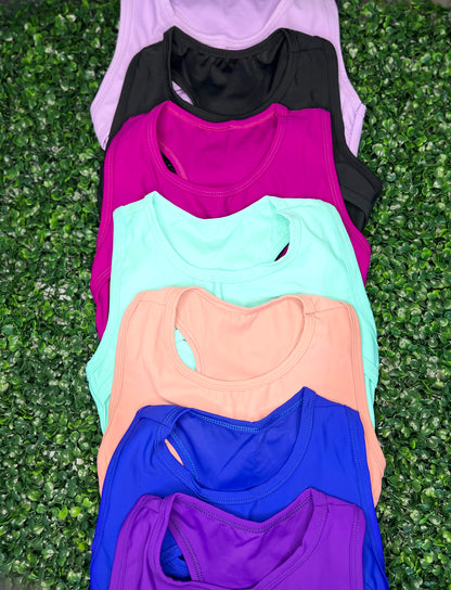 "Ottawa"  Keyhole Sport bra (Solid colors)