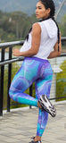 LOS "Athletic purple and green E380” Hight waist legging