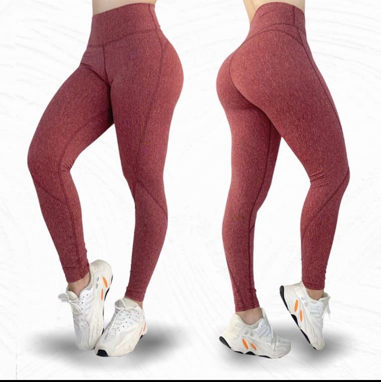 LOS "Light Red wine" Performance High Waist Legging