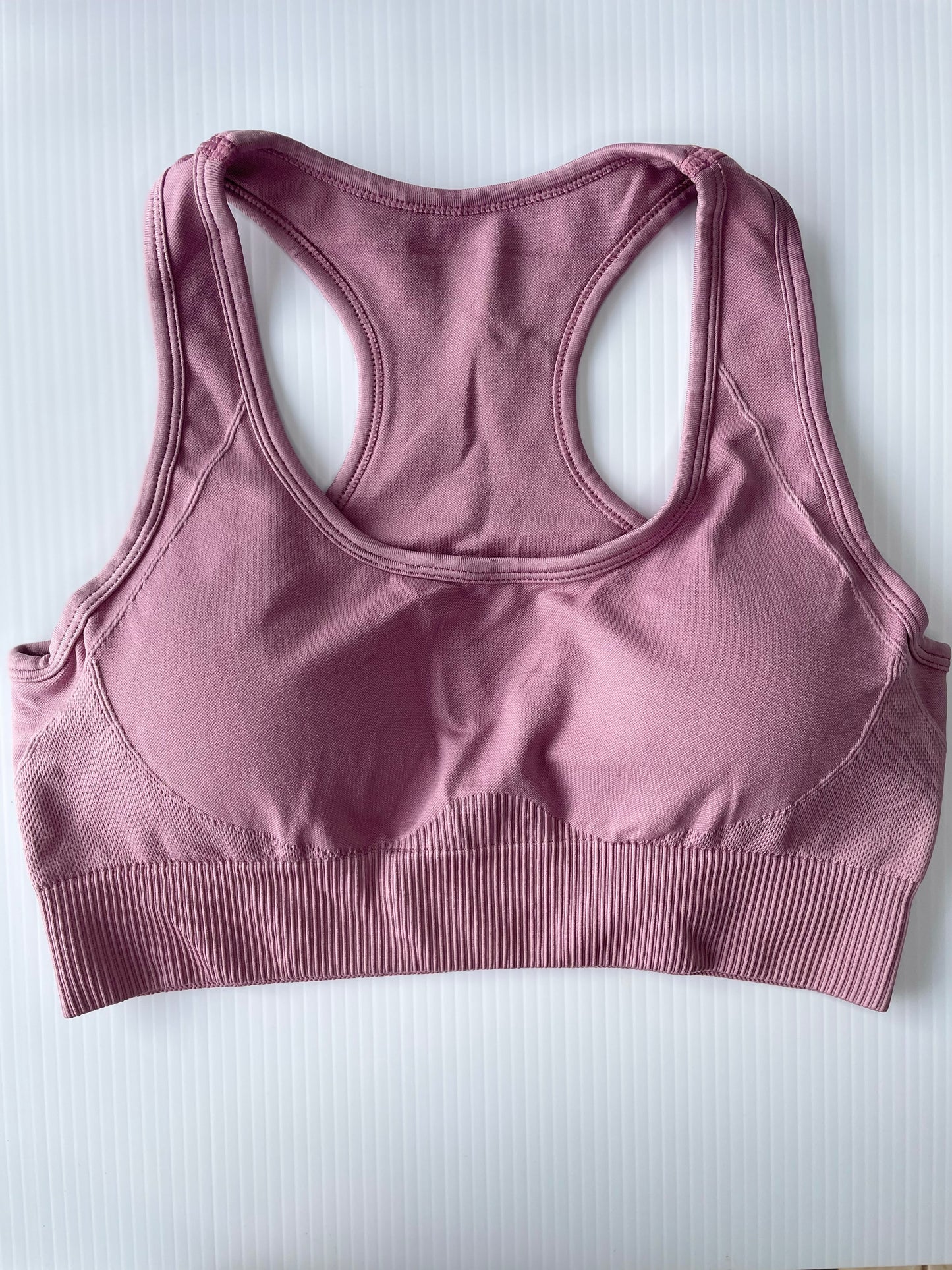 “Seúl” PowerSoft Racerback Sport Bra (Solid colors)