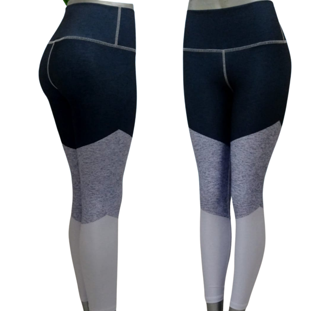 SALE "Blue/Gray workout Onesize" High Waist Legging