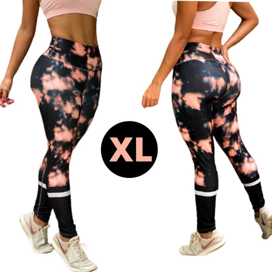 SALE "Tie Die Size Plus" High Waist Legging