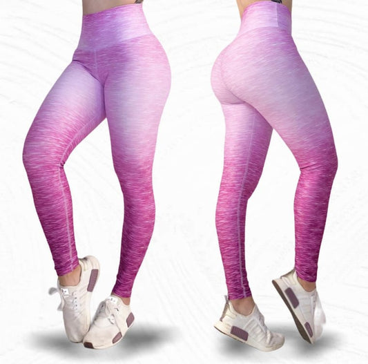 LOS Pink little stripes High Waist Legging