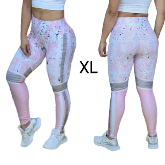 LXL "PINK" High Waist Legging