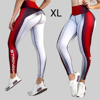 LOS/ LXL Red and White " Stronger" Performance Legging